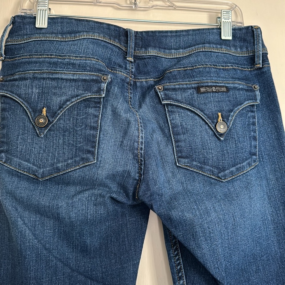 Hudson Collin Jeans Women's Skinny Dark Wash Blue Jeans - Picture 3 of 4